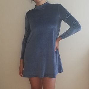 Velvet blue dress